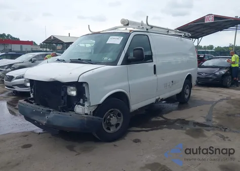 2007 GMC Savana Work Van from USA, damaged, VIN 1GTGG25V571208860